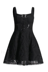 Ricka Elegant Short Dress S / Black