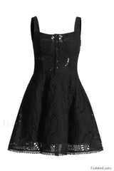 Ricka Elegant Short Dress S / Black