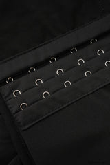 Rochie Black Tiered Charming Jewel Chiffon Dress