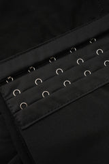 Rochie Black Tiered Charming Jewel Chiffon Dress