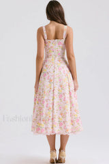 Rosalee Print Stylish Cotton Sundress