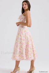 Rosalee Print Stylish Cotton Sundress