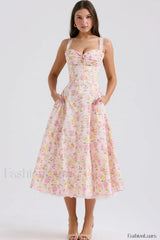Rosalee Print Stylish Cotton Sundress