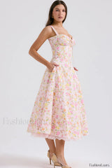 Rosalee Print Stylish Cotton Sundress
