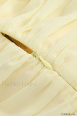 Rose Detailed Stylish Halterneck Mini Dress