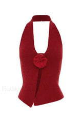 Rose Elegant Top S / Red