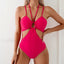Rose Red Bandeau One Piece Rose red / S