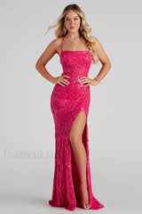 Rowena Sequin Stylish Mermaid Dress Party Dresses L