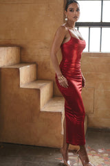 Rubi Cowl Stylish Neck Cocktail Dress