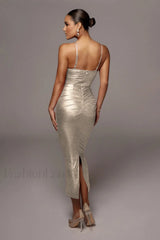 Rubi Cowl Stylish Neck Cocktail Dress