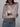 Ruched Off Shoulder Long Sleeve Crop Top Secondary image