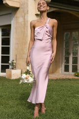 Sabine Elegant Midi Dress S / Pink