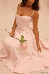 Samaria French Stylish Navy Corset Sundress