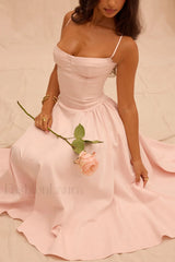 Samaria French Stylish Navy Corset Sundress