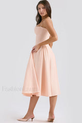 Samaria French Stylish Navy Corset Sundress