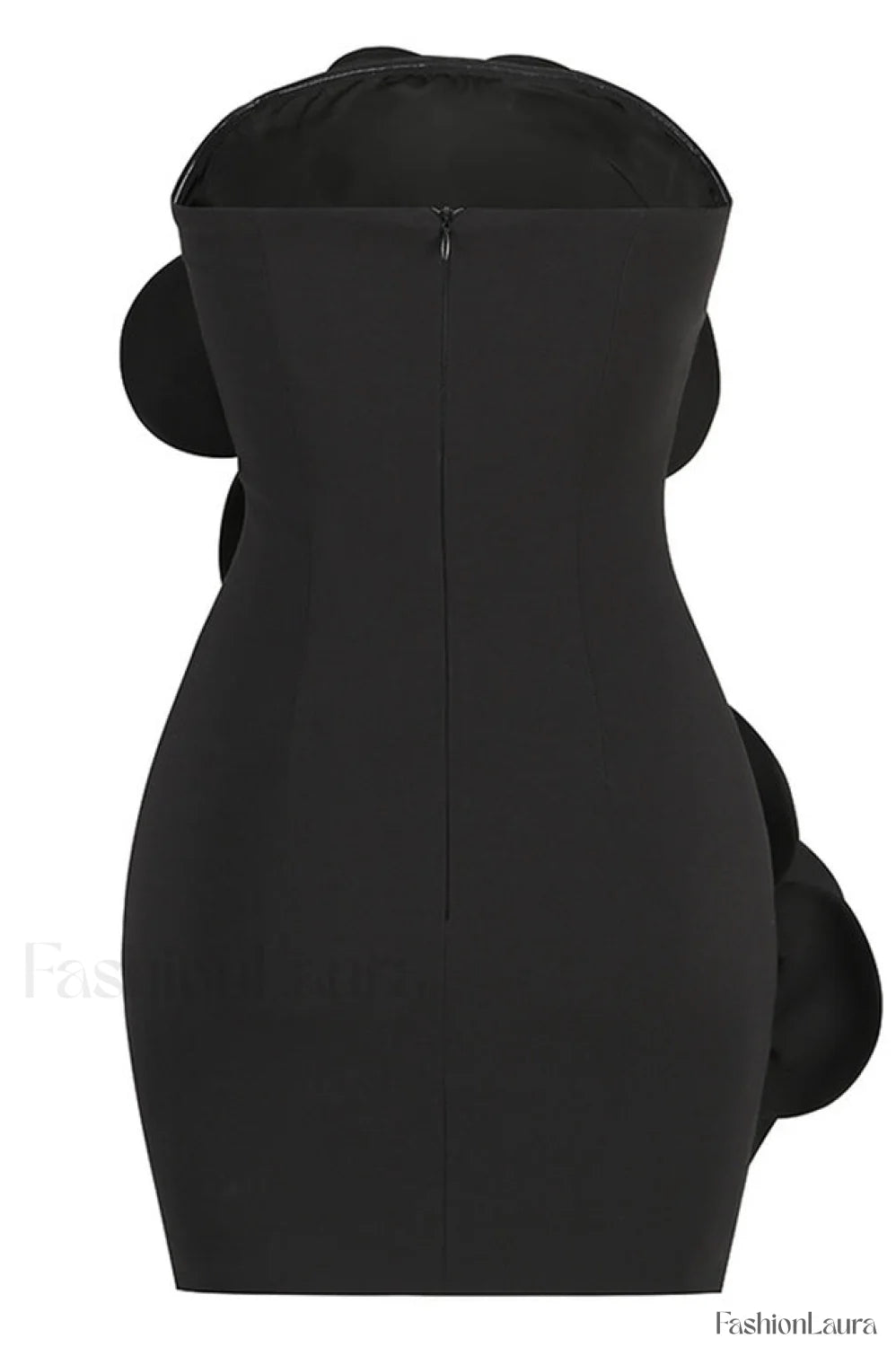 Sarrili 3D Floral Charming Corset Mini Dress