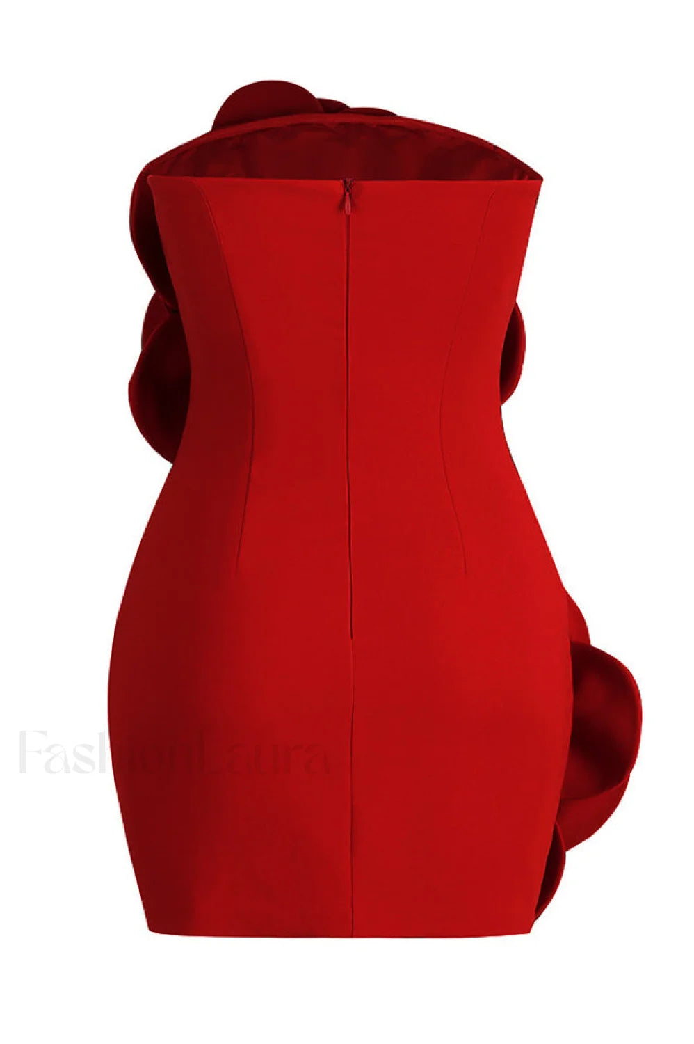 Sarrili 3D Floral Charming Corset Mini Dress