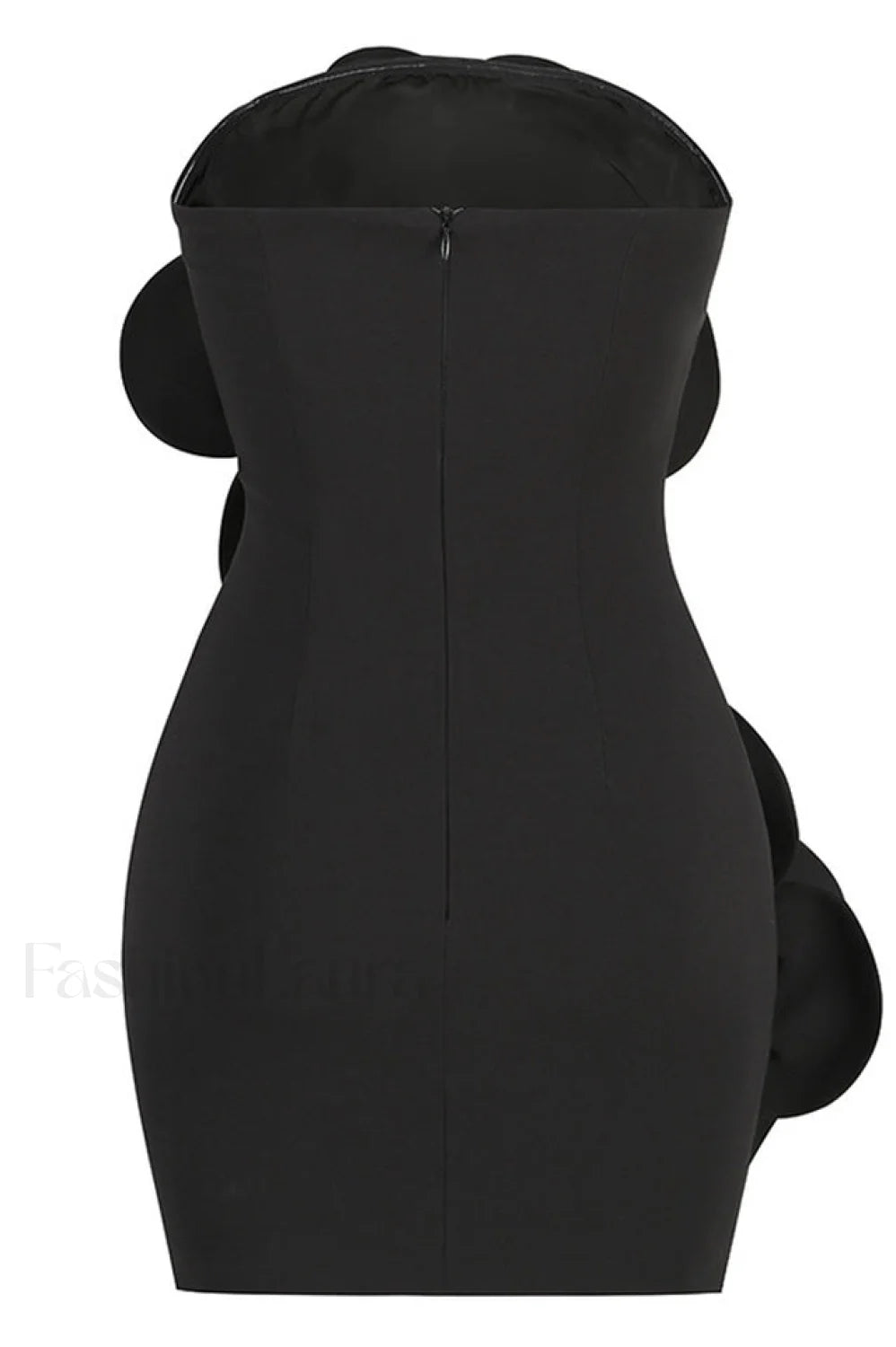 Sarrili 3D Floral Charming Corset Mini Dress