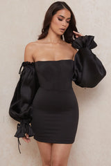 Satin Elegant Corset Dress