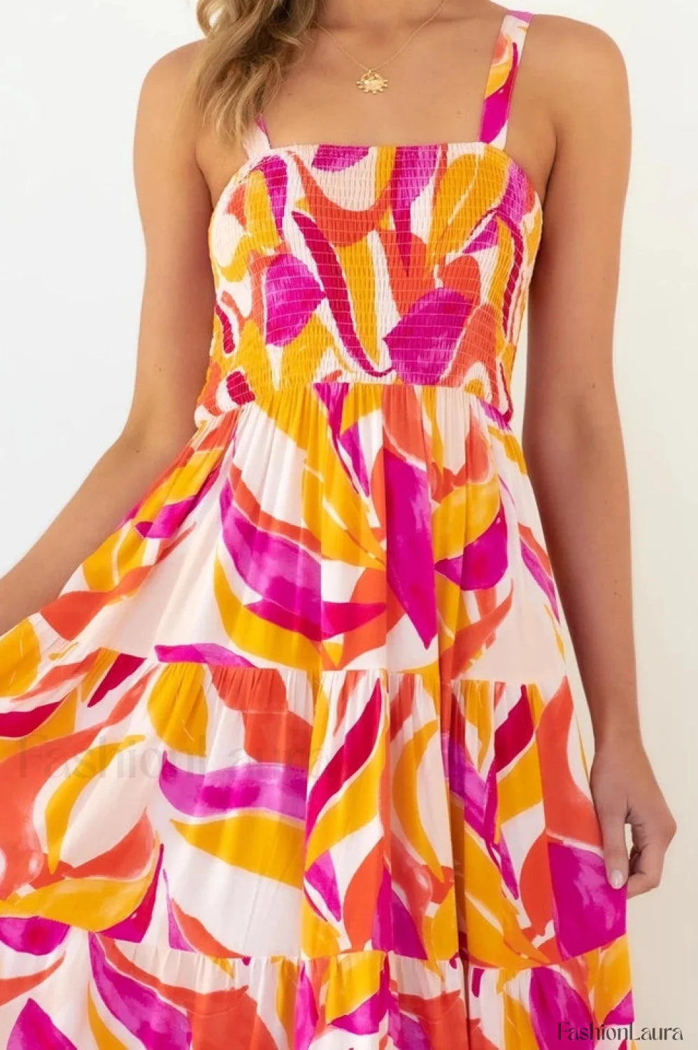 Savannah Smocked Stylish Maxi Dress