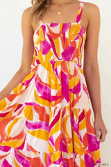 Savannah Smocked Stylish Maxi Dress