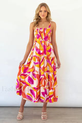 Savannah Smocked Stylish Maxi Dress
