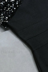 Savina One Shoulder Charming Midi Bandage Dress