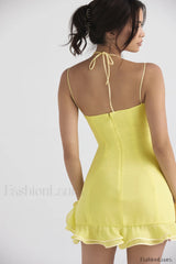 Scarlett Ruffle Stylish Mini Dress