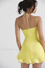 Scarlett Ruffle Stylish Mini Dress