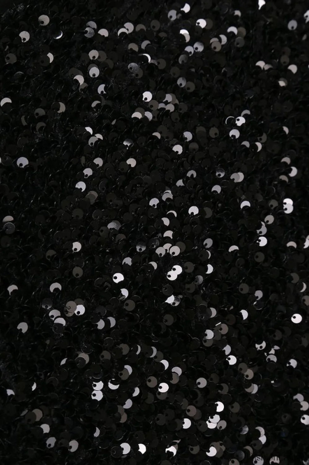 Sequin Embellishments Stylish Slit Maxi Dress