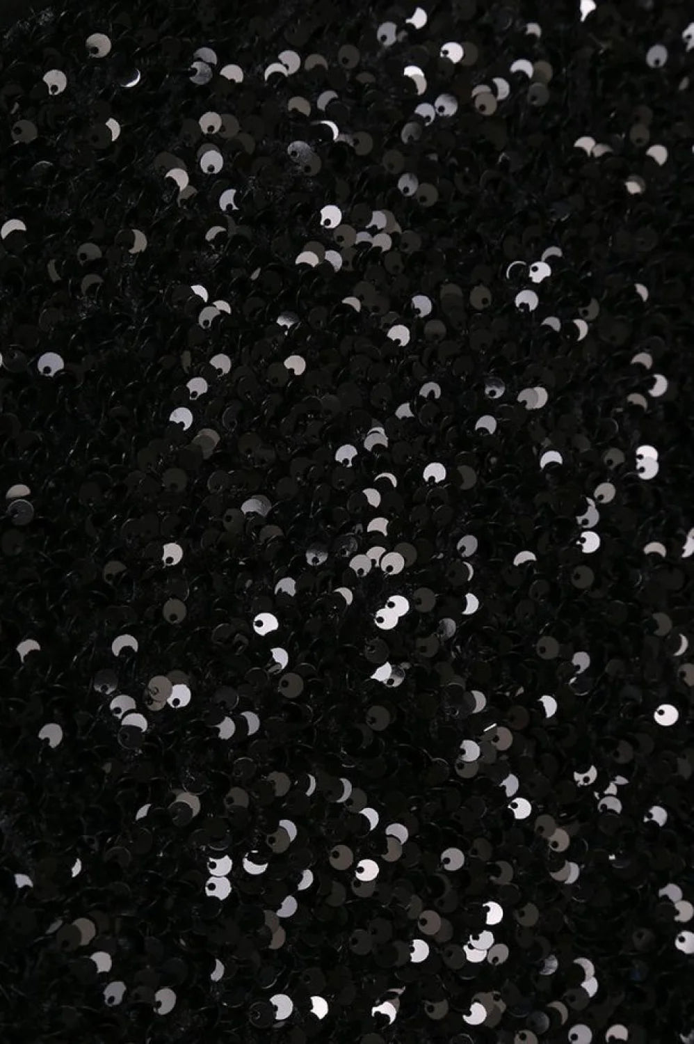 Sequin Embellishments Stylish Slit Maxi Dress