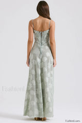 Serena Retro Purple Charming Printed Maxi Dress