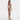 Flower Print Spaghetti Strap Lace Up Back Bodycon Maxi Dress - Brown Secondary image