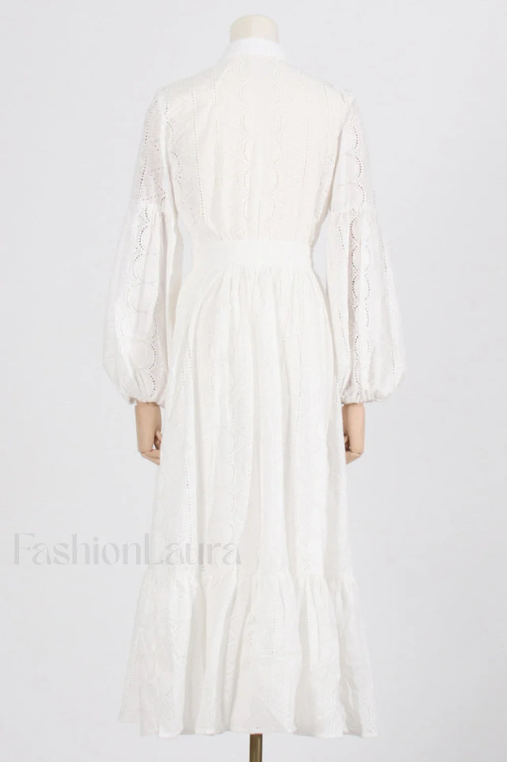 Sienna Tiered Broderie Charming Anglaise Midi Dress