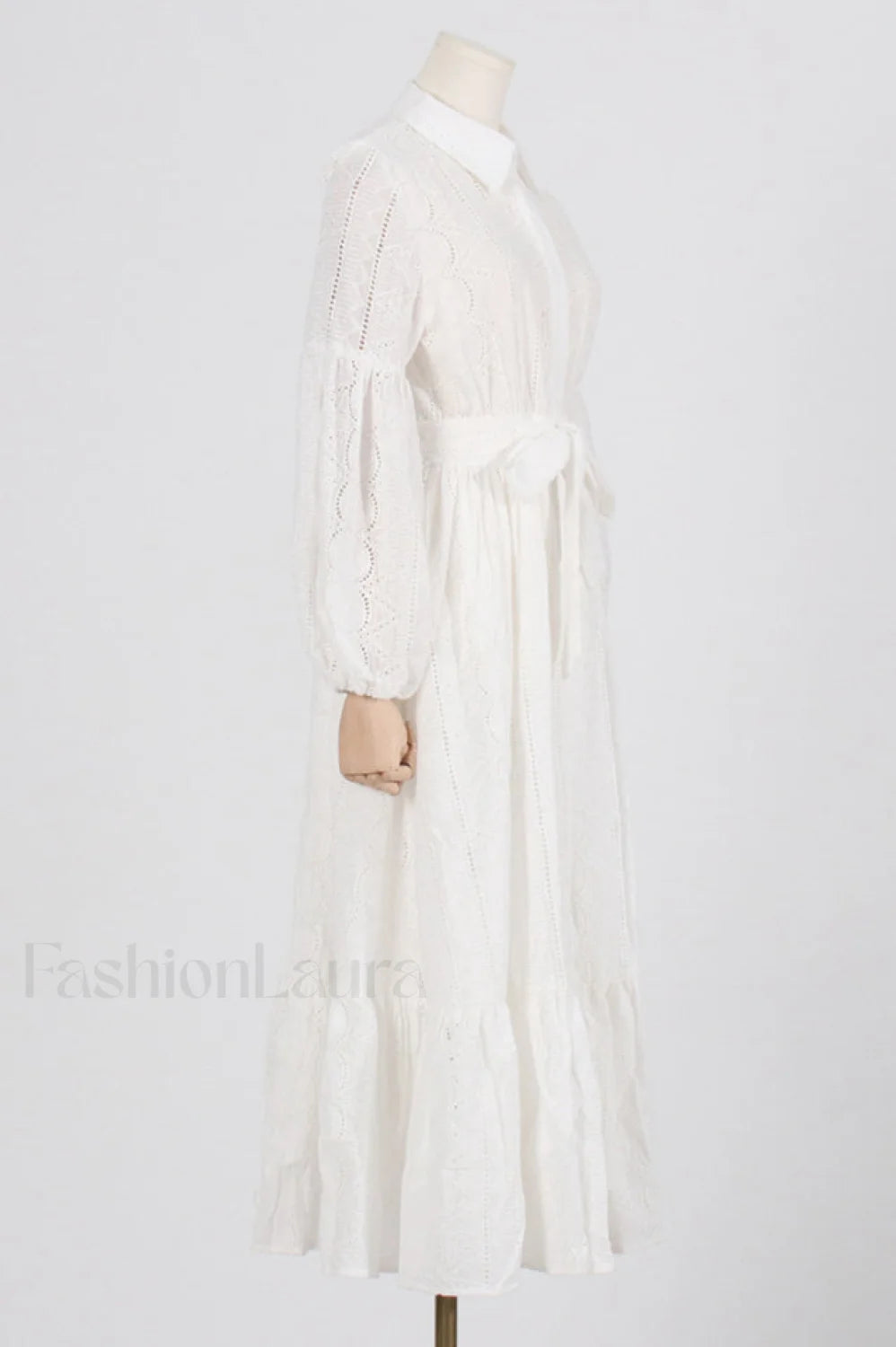 Sienna Tiered Broderie Charming Anglaise Midi Dress