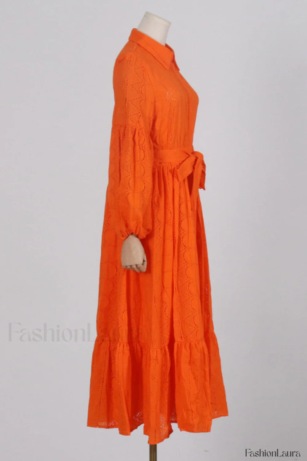 Sienna Tiered Broderie Charming Anglaise Midi Dress