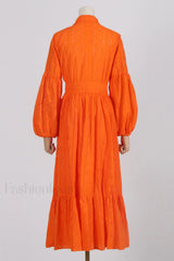 Sienna Tiered Broderie Charming Anglaise Midi Dress