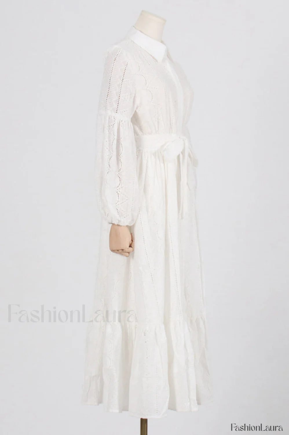 Sienna Tiered Broderie Charming Anglaise Midi Dress