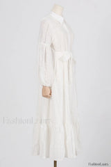 Sienna Tiered Broderie Charming Anglaise Midi Dress