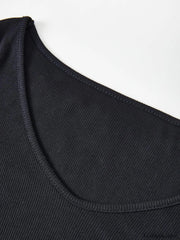 Simple Knitted Long Sleeve Mini Dress Mini Dresses