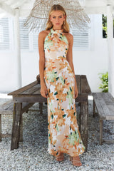 Simply Sleek Stylish Maxi Dress S / Orange