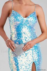 Skylar Sequin Stylish A Line Formal Dress