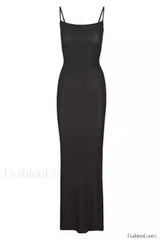 Soft Lounge Stylish Long Slip Dress XS / 1#