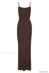 Soft Lounge Stylish Long Slip Dress XS / 2#