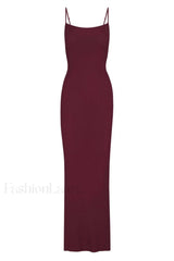 Soft Lounge Stylish Long Slip Dress XS / 4#