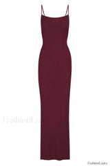 Soft Lounge Stylish Long Slip Dress XS / 4#