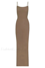 Soft Lounge Stylish Long Slip Dress XS / 6#