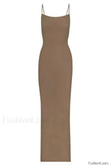 Soft Lounge Stylish Long Slip Dress XS / 6#