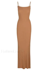 Soft Lounge Stylish Long Slip Dress XS / 7#