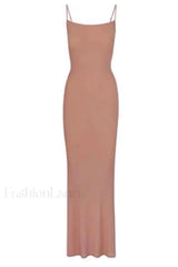 Soft Lounge Stylish Long Slip Dress XS / 8#